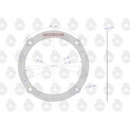 Set of final drive seals 50528020 50