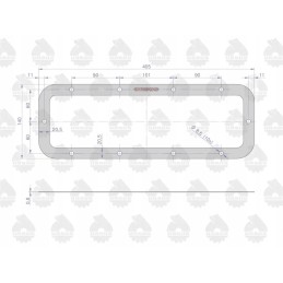 Set of final drive seals 50528020 50