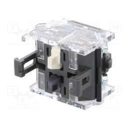 1 pcs x EAO - 704.910.5 - Contact block, 22mm, OptoHiT, -40÷55°C, front fixing, 500VAC, 10A