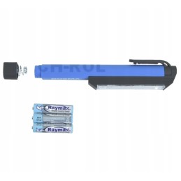 LED workshop flashlight with magnet and le clip