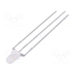 1 pcs x LUCKYLIGHT - LL-309VPGM2E-A-3C-G52B - LED, 3mm, red/green, 60°, Front: convex, 1.6÷2.4/2.6÷3.6V