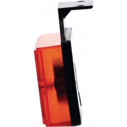 Rectangular marker lamp 12 24v, orange, front