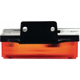 Rectangular marker lamp 12 24v, orange, front