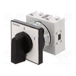 1 pcs x LOVATO ELECTRIC - GX1690U - Switch: cam switch, Stabl.pos: 2, 16A, 0-1, for building in, Pos: 2