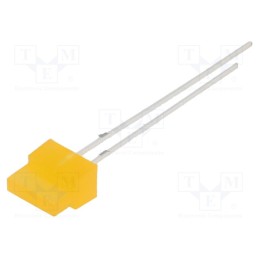 1 pcs x OPTOSUPPLY - OSO5JA7234B - LED, rectangular, 1.8x7.05mm, orange, 150÷220mcd, 30°, Front: flat
