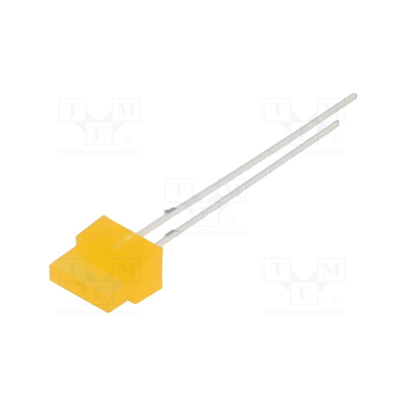 1 pcs x OPTOSUPPLY - OSO5JA7234B - LED, rectangular, 1.8x7.05mm, orange, 150÷220mcd, 30°, Front: flat