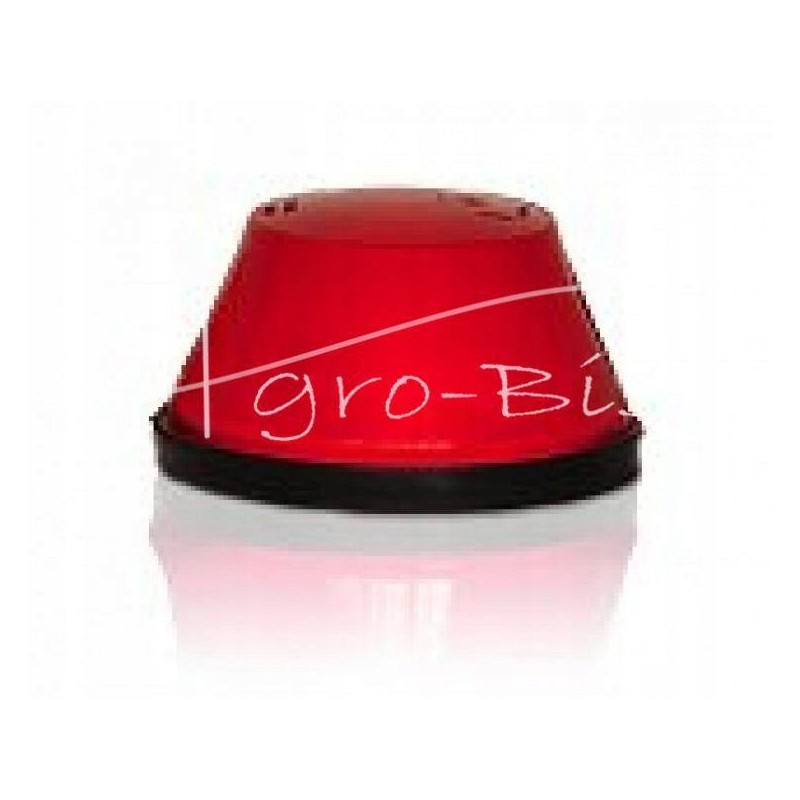 Red low rear marker lamp for agricultural machinery
