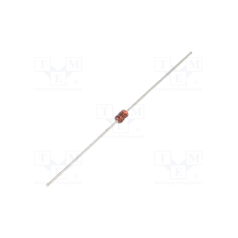 20 pcs x ONSEMI - 1N4733A - Diode: Zener, 1W, 5.1V, DO41, single diode, 10uA
