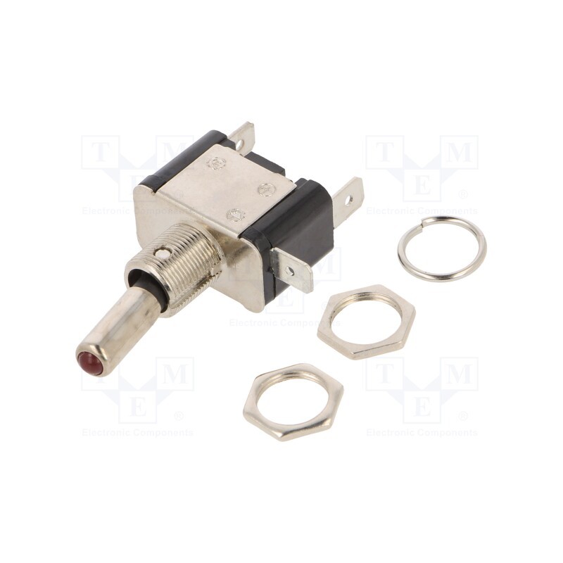 1 pcs x C&K - ILT05 - Switch: toggle, Pos: 2, SPST, ON-OFF, 20A/12VDC, Leads: connectors