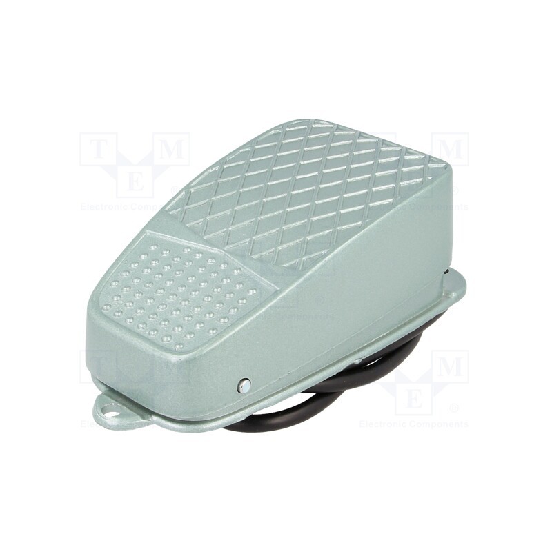 1 pcs x HIGHLY ELECTRIC - EFS-A (WITH 1M CABLE) - Switch: foot, Stabl.pos: 1, SPDT, 10A/250VAC, IP50, Leads: lead 1m