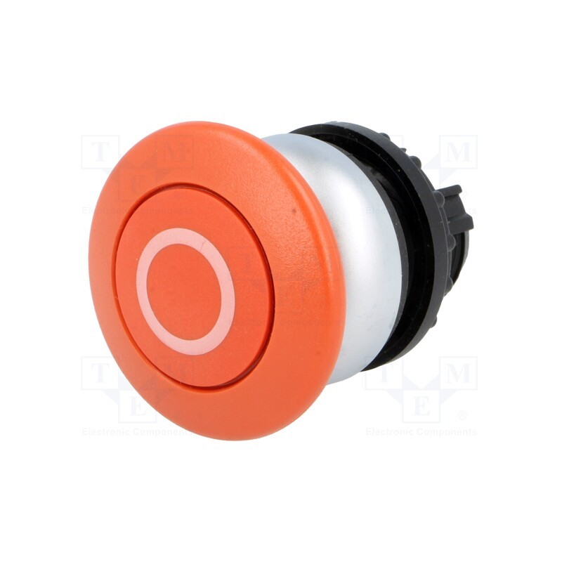 1 pcs x EATON ELECTRIC - M22-DRP-R-X0 - Switch: push-button, 22mm, Stabl.pos: 2, red, none, IP67, mushroom