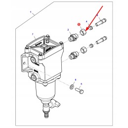 D46446000 fuel filter connector