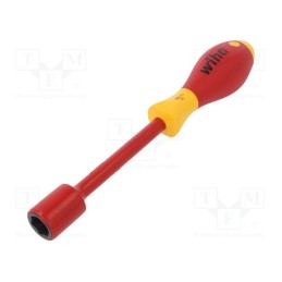1 pcs x WIHA - 866 - Screwdriver, insulated, 6-angles socket, HEX 15mm, 1kVAC