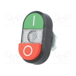 1 pcs x ABB - 1SFA611142R1108 - Switch: double, 22mm, Stabl.pos: 1, green-red, MLB-1, IP66, Pos: 2