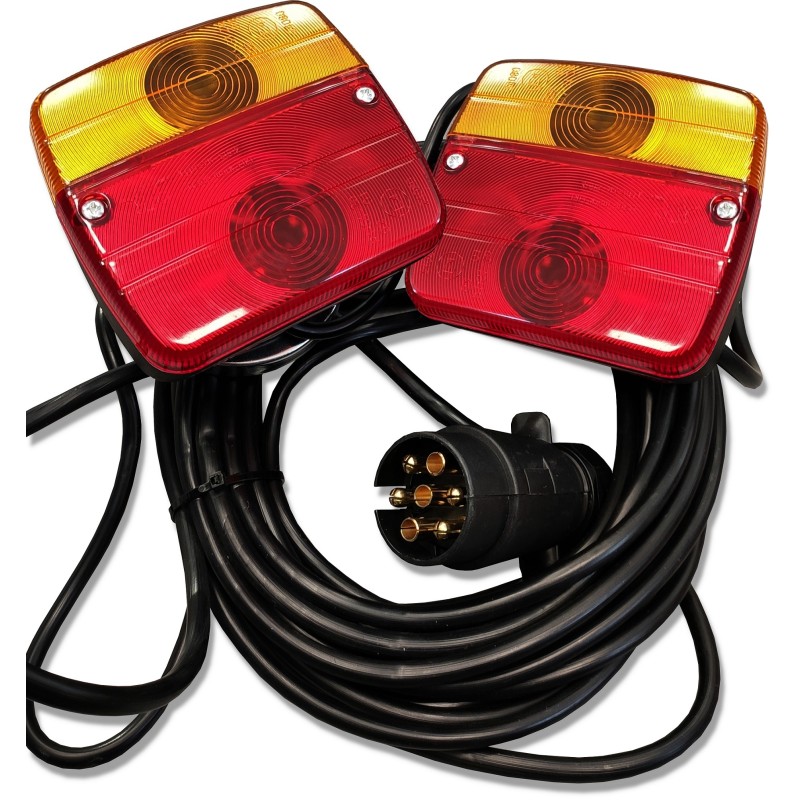 Magnet light lamps 9 5m 7 pin trailer tow truck