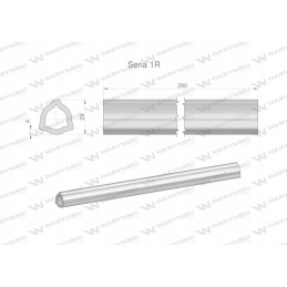 Inner pipe, series 1r, for 510 shaft, articulated