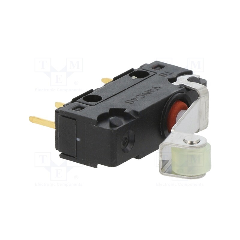 1 pcs x SAIA-BURGESS - V4NCST8AR1 - Microswitch SNAP ACTION, 5A/250VAC, SPDT, ON-(ON), Pos: 2, IP67