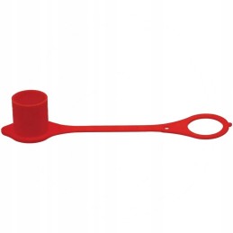 KS DN12 BG3 plug cover, red