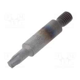 1 pcs x WERA - 5064175001 - Screwdriver bit, Torx®, TX25, Overall len: 45mm, Mounting: M6