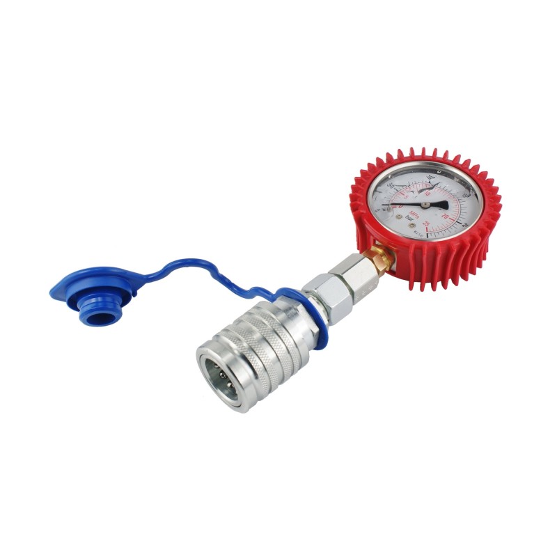 Pressure gauge with 63mm euro socket, 400bar hydrolider