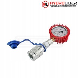 Pressure gauge with 63mm euro socket, 400bar hydrolider