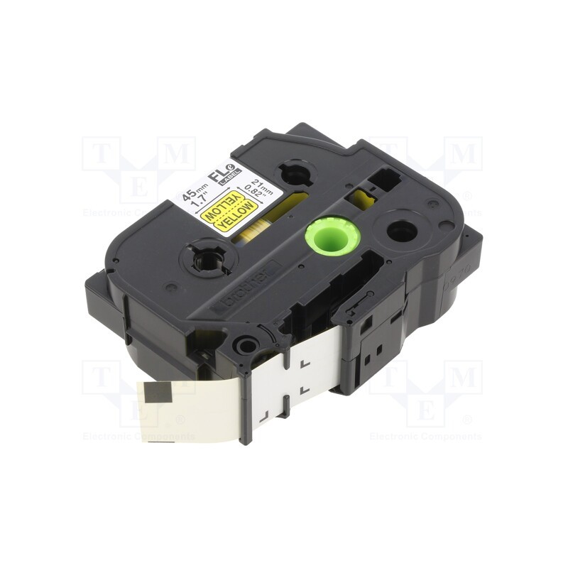 1 pcs x BROTHER - FLE-6511 - Label, 21mm, 45mm, yellow, Character colour: black, self-adhesive