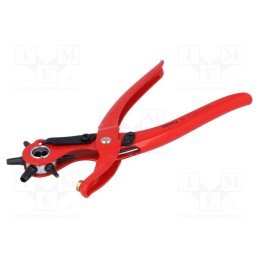 1 pcs x KNIPEX - 90 70 220 - Pliers, for making holes in leather, fabrics and plastics