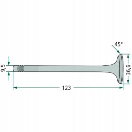Exhaust valve 38015402 granite