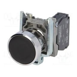 1 pcs x SCHNEIDER ELECTRIC - XB4BA21 - Switch: push-button, 22mm, Stabl.pos: 1, NO, black, none, 3A/240VAC