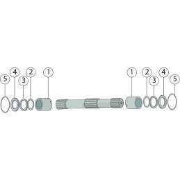 Oring massey ferguson 62mm 71815124 granite