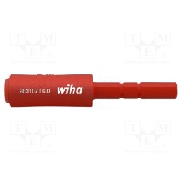 1 pcs x WIHA - 43292 - Extension cord, Overall len: 70mm, Mounting: 1',hexagonal 6mm
