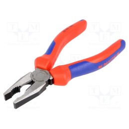 1 pcs x KNIPEX - 03 02 160 - Pliers, universal, 160mm, for bending, gripping and cutting