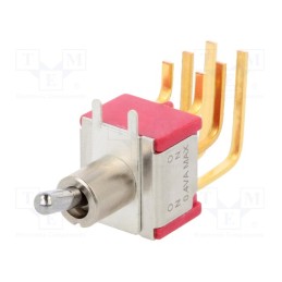 1 pcs x C&K - 7201MD9AV2BE - Switch: toggle, Pos: 2, DPDT, ON-ON, 0.02A/20VAC, 0.02A/20VDC, IP40