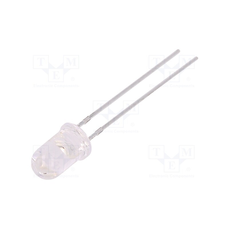 1 pcs x FORYARD - FYL-5013SRC1C - LED, 5mm, red, 250÷400mcd, 15°, Front: convex, 1.7÷2.5V