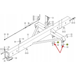 762218 0 frame mounting washer 15 x 60 x 139mm