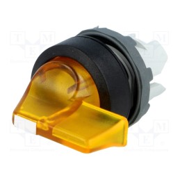 1 pcs x ABB - 1SFA611213R1103 - Switch: rotary, 22mm, Stabl.pos: 3, yellow, MLB-1, IP66, prominent