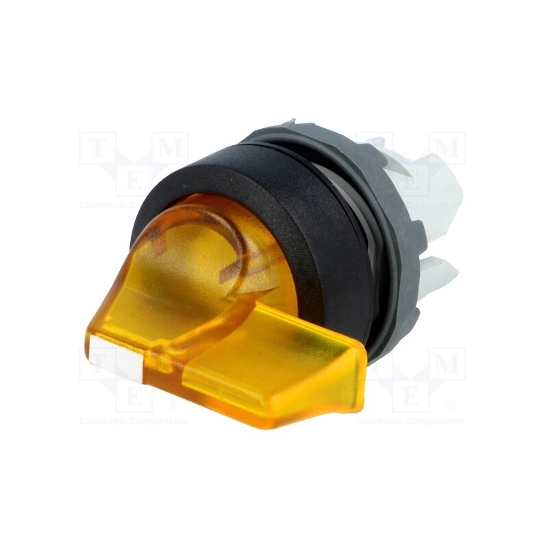 1 pcs x ABB - 1SFA611213R1103 - Switch: rotary, 22mm, Stabl.pos: 3, yellow, MLB-1, IP66, prominent