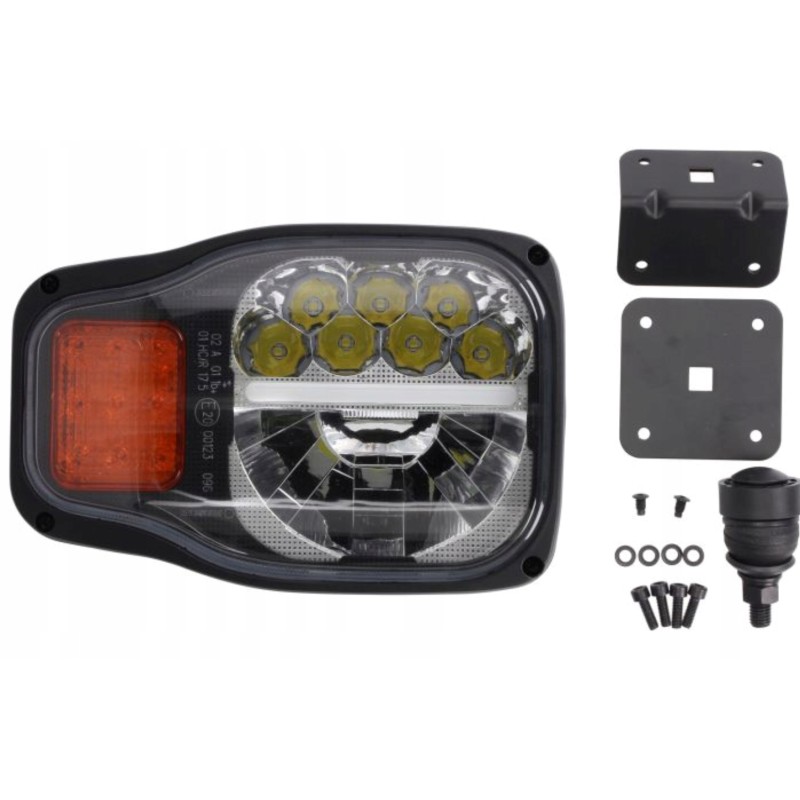 Headlights with LED indicators