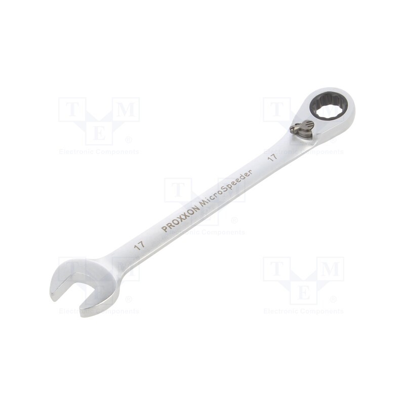 1 pcs x PROXXON - 23139 - Wrench, combination spanner,with ratchet, 17mm, MicroSpeeder