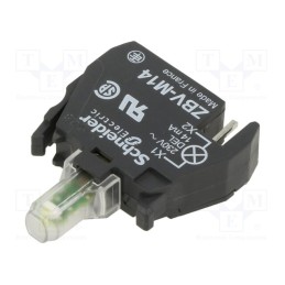 1 pcs x SCHNEIDER ELECTRIC - ZBVM14 - Illuminating unit, 22mm, Harmony XB4, -25÷70°C, Illumin: LED
