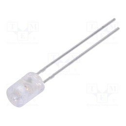 1 pcs x LUCKYLIGHT - LL-504BC2Q-B4-2B - LED, 5mm, blue, 460÷780mcd, 100°, Front: flat, 2.6÷3.6V, cylindrical