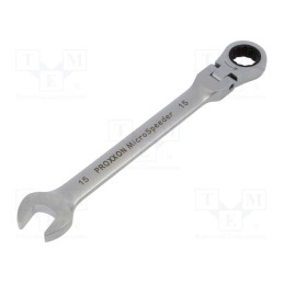 1 pcs x PROXXON - 23052 - Wrench, combination spanner,with joint, 15mm, MicroSpeeder