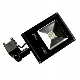 20W LED floodlight with motion sensor