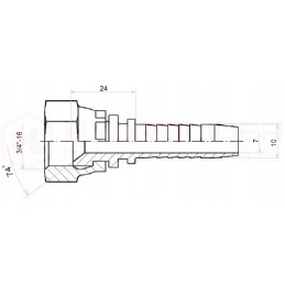 Dkj cuff dn10 1 2sn unf3 4 16 x10 hydrolider