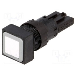 1 pcs x EATON ELECTRIC - Q18DR-WS - Switch: push-button, 16mm, Stabl.pos: 2, white, Pos: 2, -25÷70°C