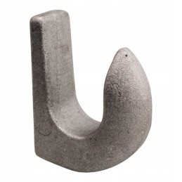 Forged hook of the loader bucket on a 40 mm euro shaft