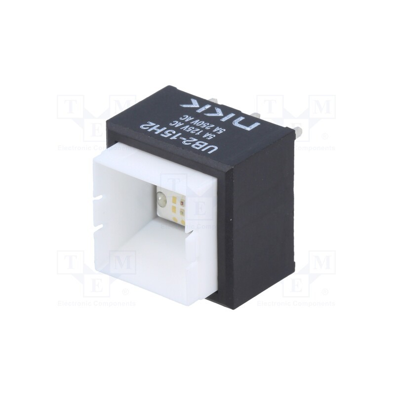 1 pcs x NKK SWITCHES - UB215SKW036CF - Switch: push-button, Pos: 2, SPDT, 5A/125VAC, ON-(ON), 200MΩ, UB2