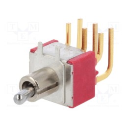 1 pcs x C&K - 7201MD9ABE - Switch: toggle, Pos: 2, DPDT, ON-ON, 0.02A/20VAC, 0.02A/20VDC, IP40
