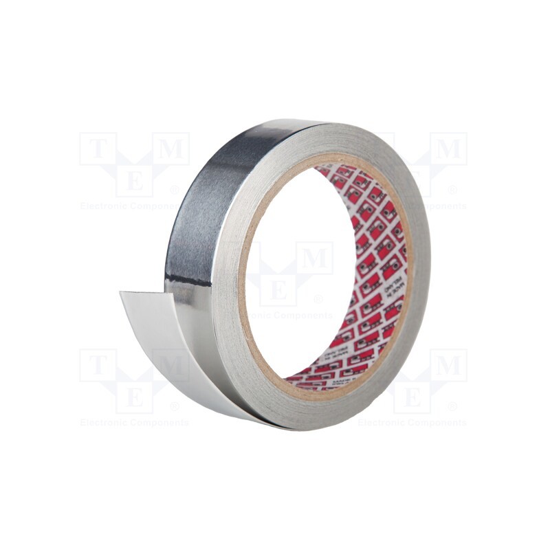 1 rol x PPI - PPI-9015-6-25-25M - Tape: shielding, W: 25mm, L: 25m, Thk: 0.065mm, acrylic,conductive