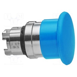 1 pcs x SCHNEIDER ELECTRIC - ZB4BC6 - Switch: push-button, 22mm, Stabl.pos: 1, blue, none, IP66, mushroom